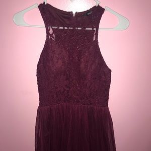 Maroon Formal dress